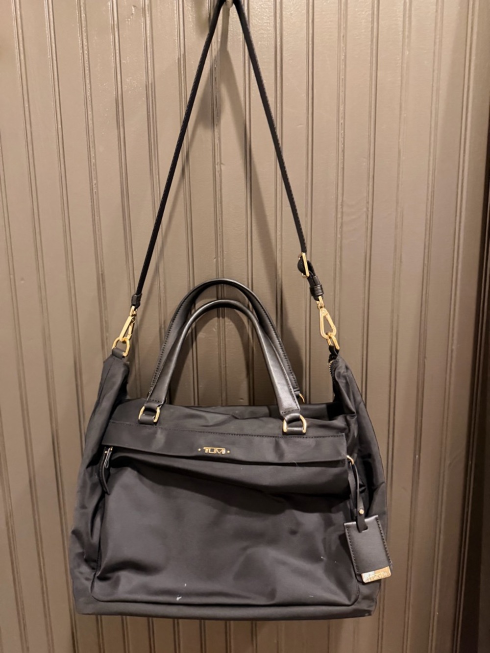 Tumi Women's Voyageur Ruth Soft Satchel Duffel Bag, Black